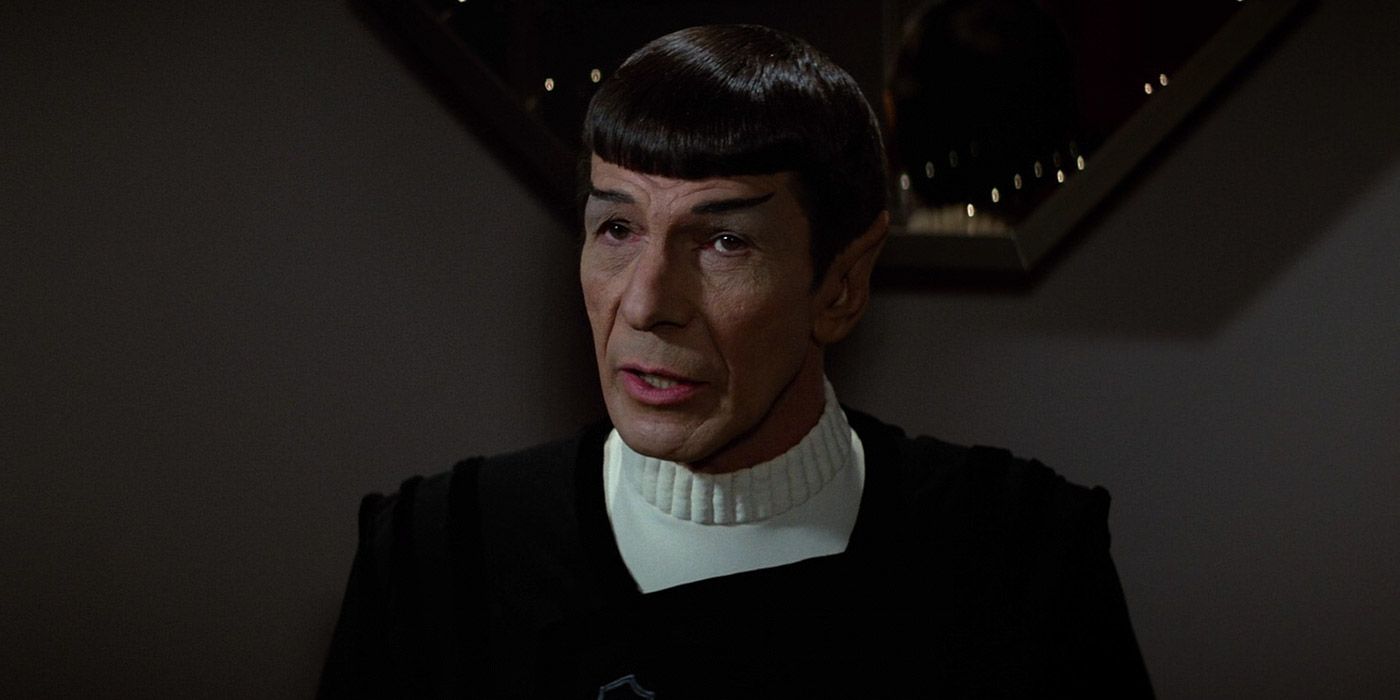 Spock speaks in his quarters from Star Trek