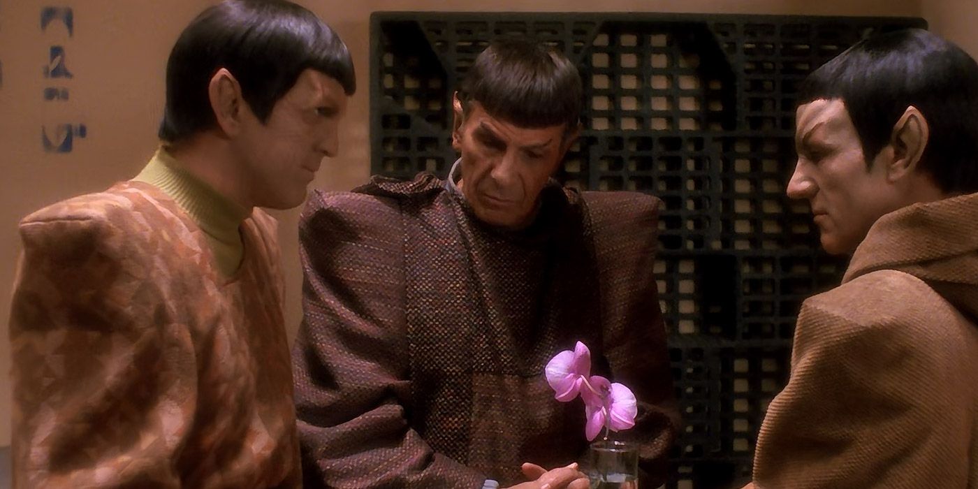 Spock on Romulus in Star Trek: The Next Generation