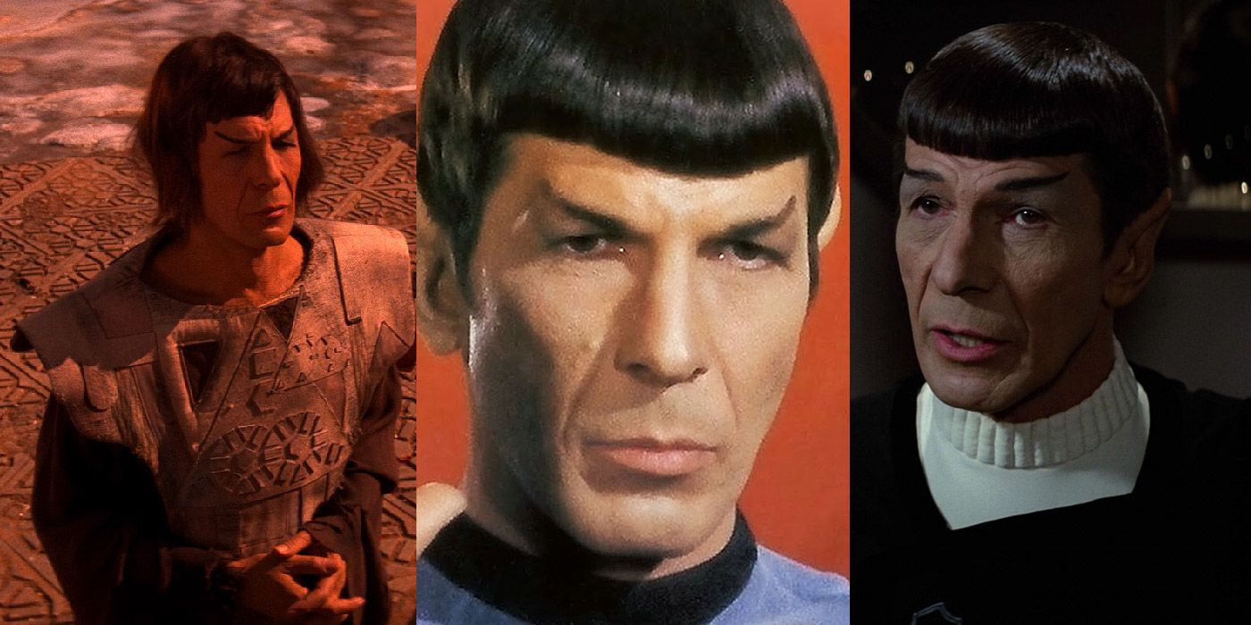 Split image of Spock from Star Trek