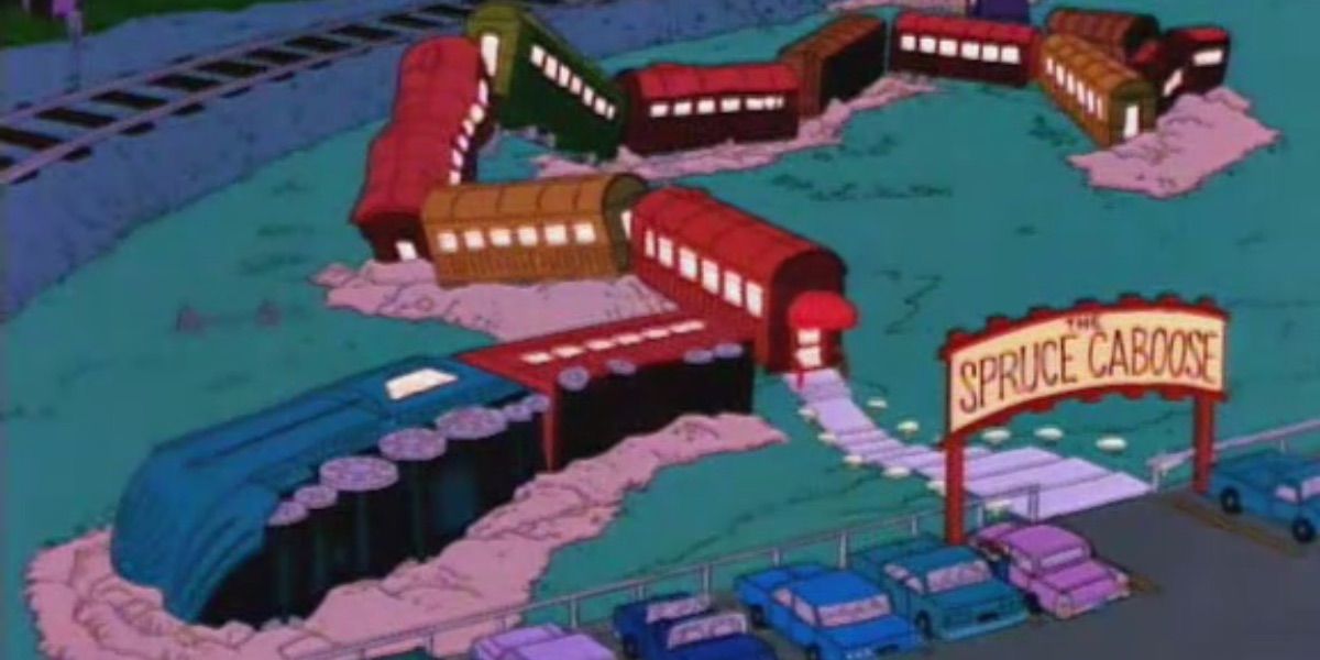 Spruce Caboose from The Simpsons