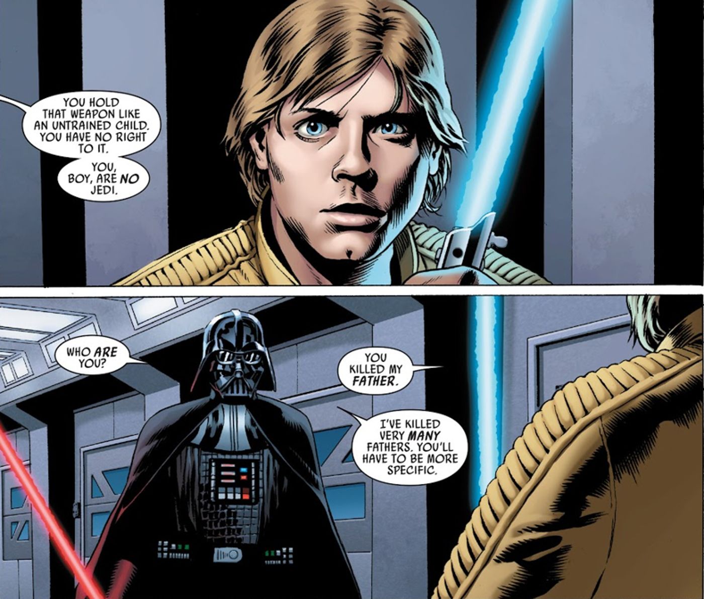 Star Wars Luke Skywalker Versus Darth Vader