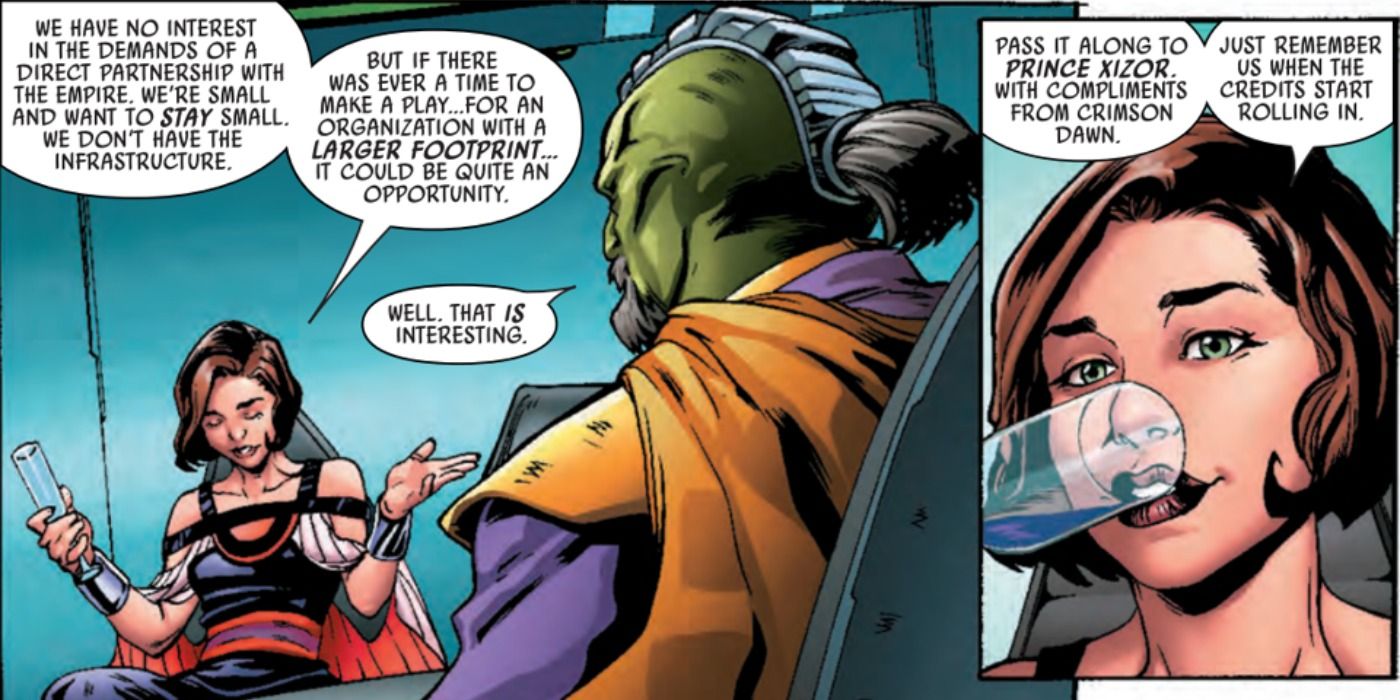 Qi'ra mentions Prince Xizor in Star Wars comics