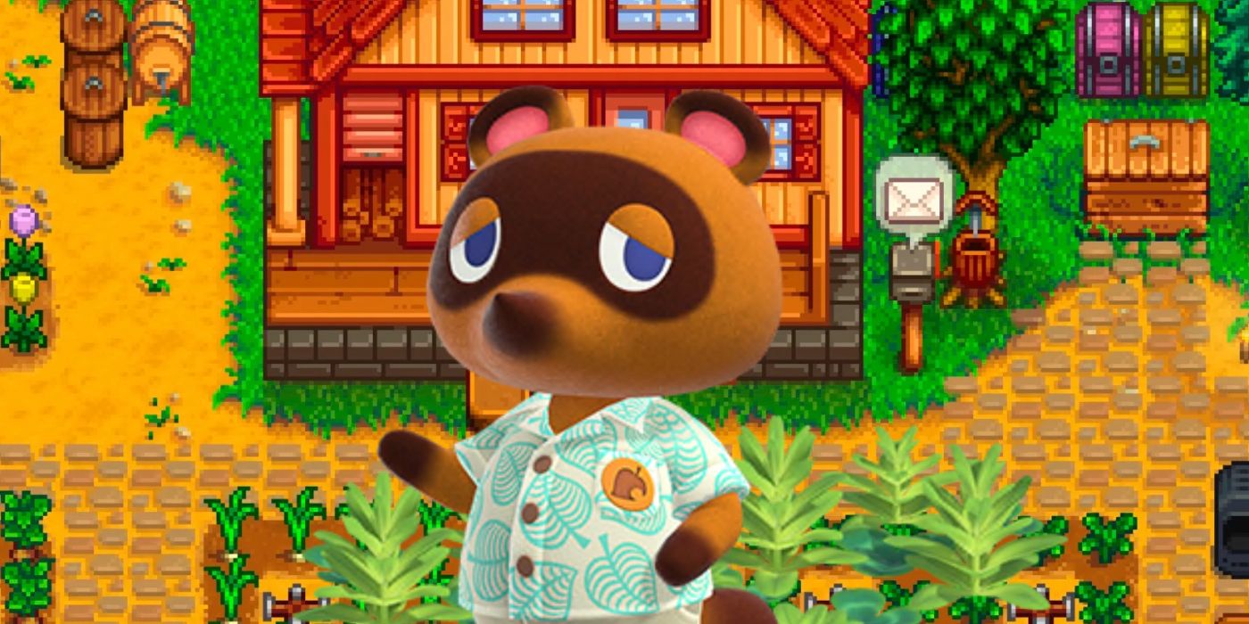 Stardew Valley and Animal Crossing New Horizons cross over in fan build