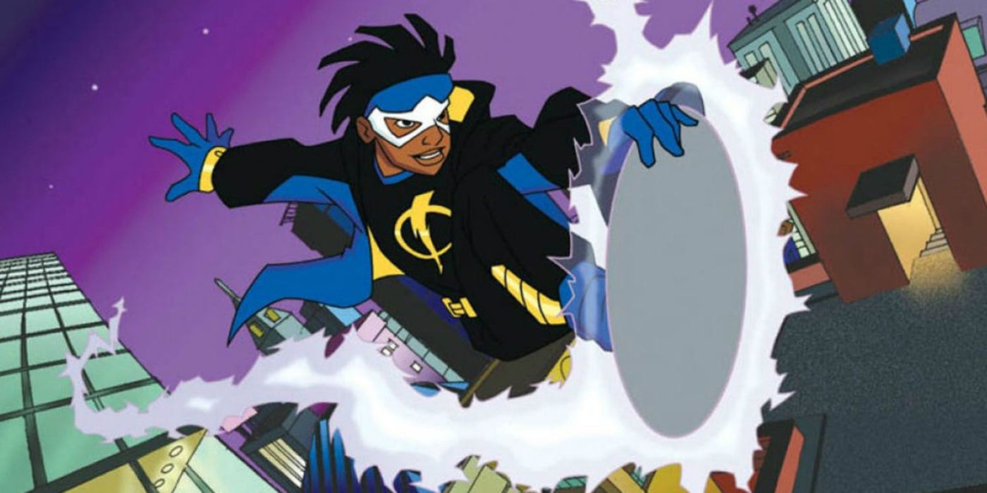 Static Shock in action in animated series.