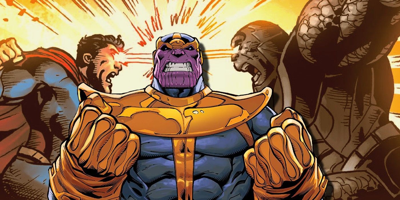 Superman Darkseid Thanos