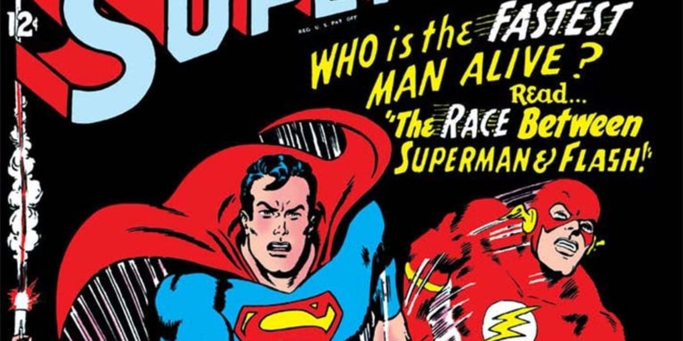 Superman and the Flash on the cover of Superman #199