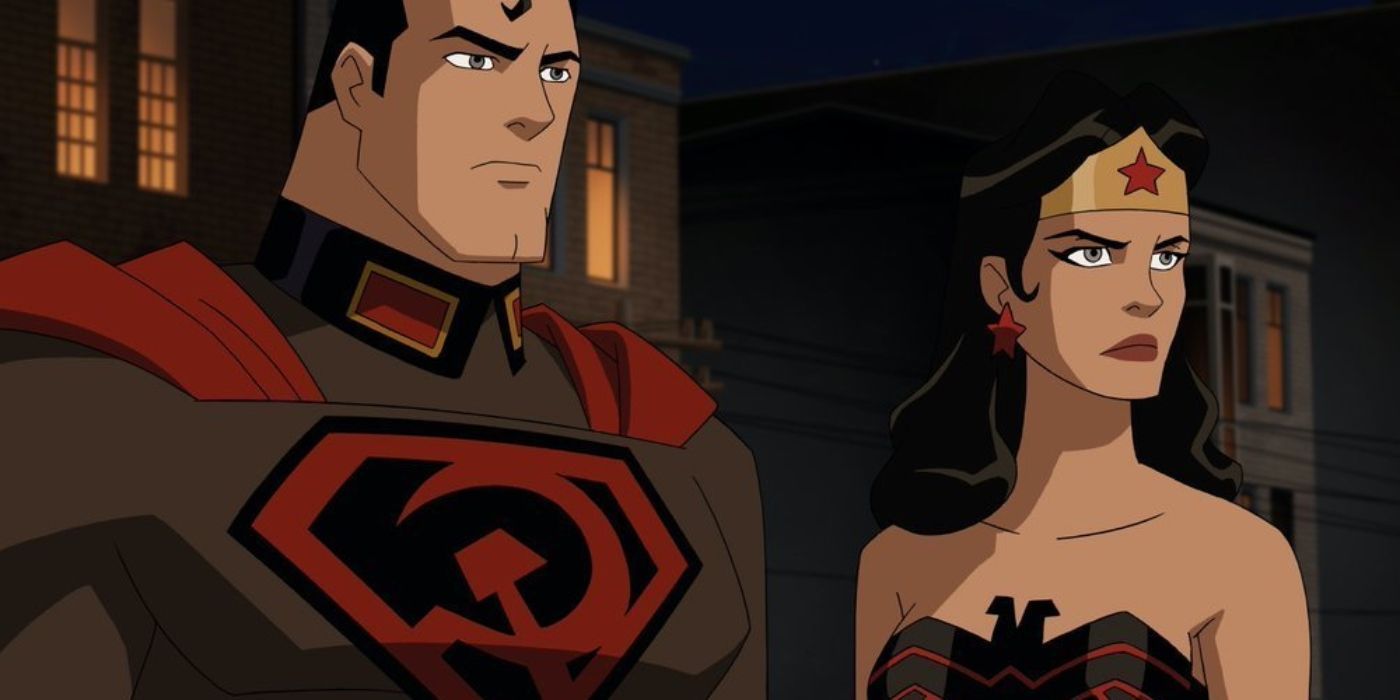 Red Son Superman and Wonder Woman in Superman Red Son