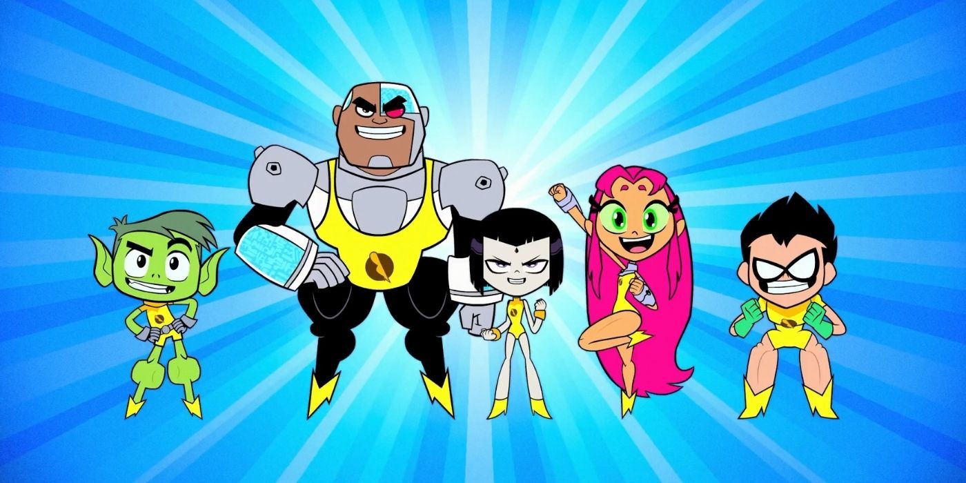 The Teen Titans in high heels in Teen Titans Go