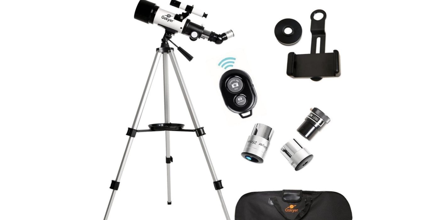 Telescope with all of its accessories