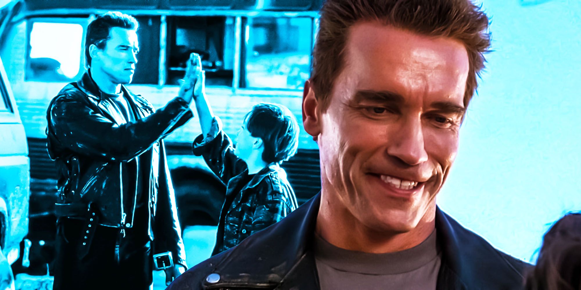 Terminator 2 deleted cut scene Arnold arnold schwarzenegger T800 emotion