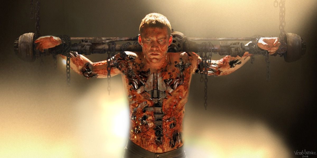 Concept art for Marcus' true body in Terminator Salvation.