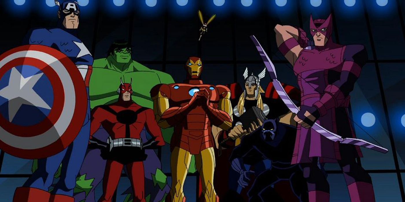 The Avengers in Earths Mightiest Heroes cartoon.