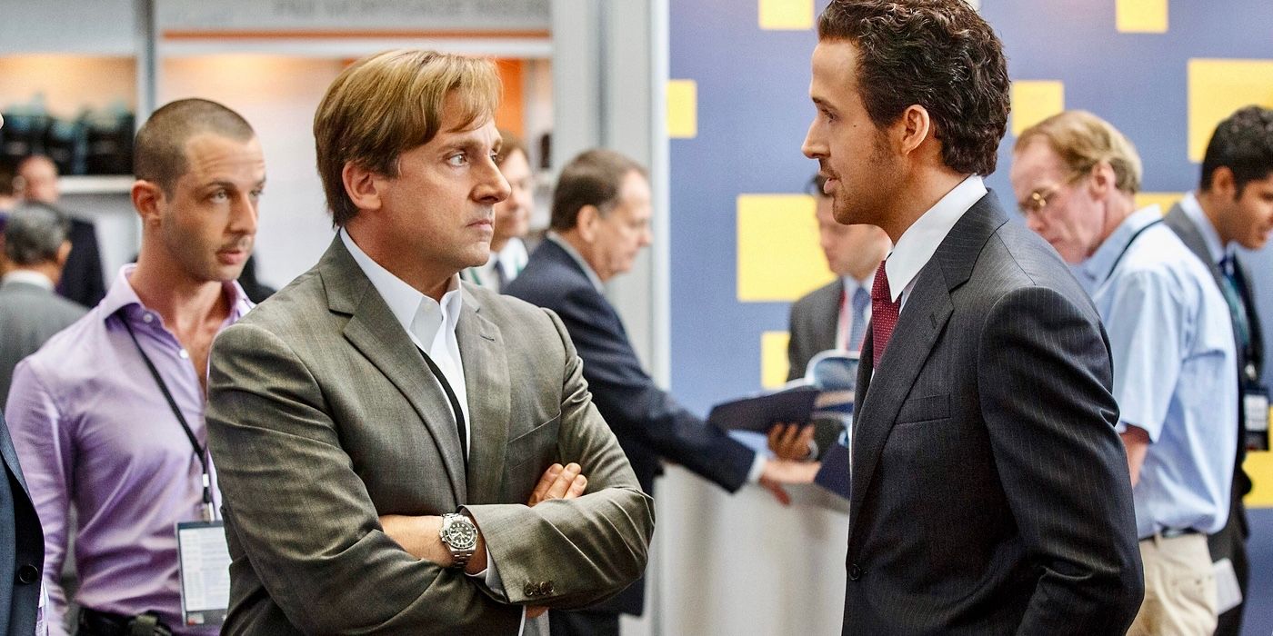 Steve Carrell and Ryan Gosling in The Big Short
