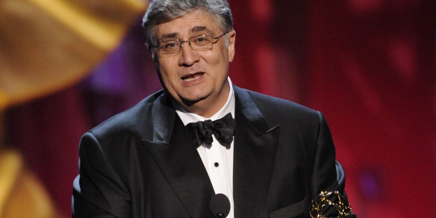 Maurice accepting a Golden Globe 