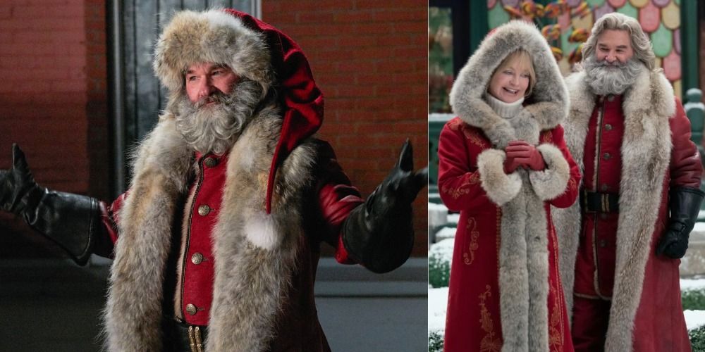 Kurt Russell and Goldie Hawn as Santa and Mrs. Claus The Christmas Chronicles
