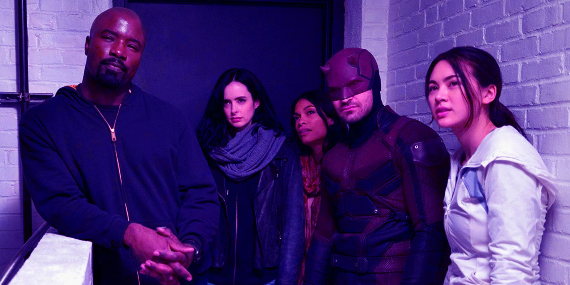The Defenders Cast: Luke Cage, Jessica Jones, Claire Temple, Daredevil, Colleen Wing