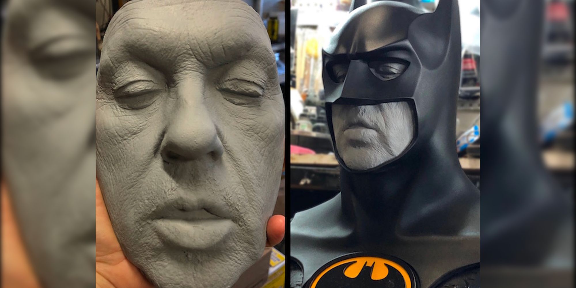 The Flash Michael Keaton Batman Sculpt