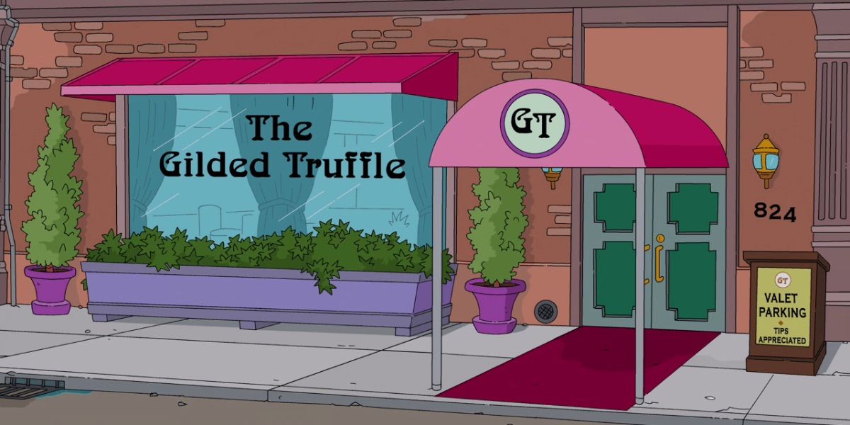 The Gilded Truffle from the Simpsons