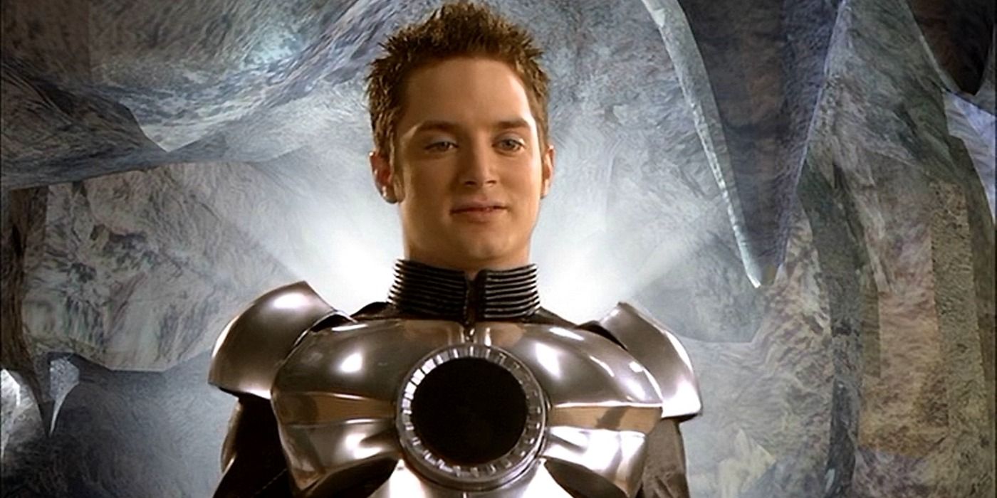 The Guy appears from a bem of light in Spy Kids 3D