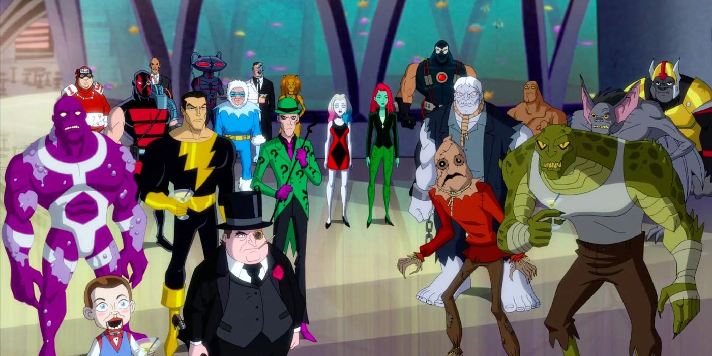 The Legion of Doom in the Harley Quinn series