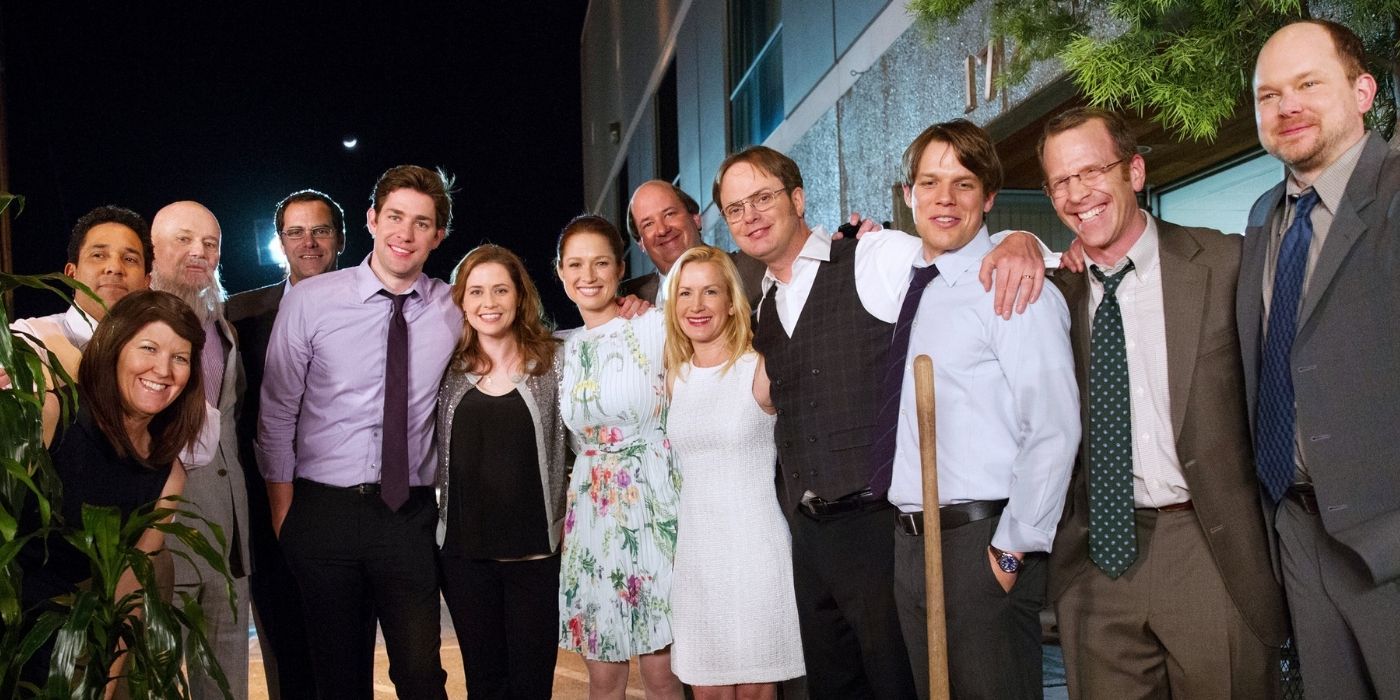 The Office wrap party in the finale