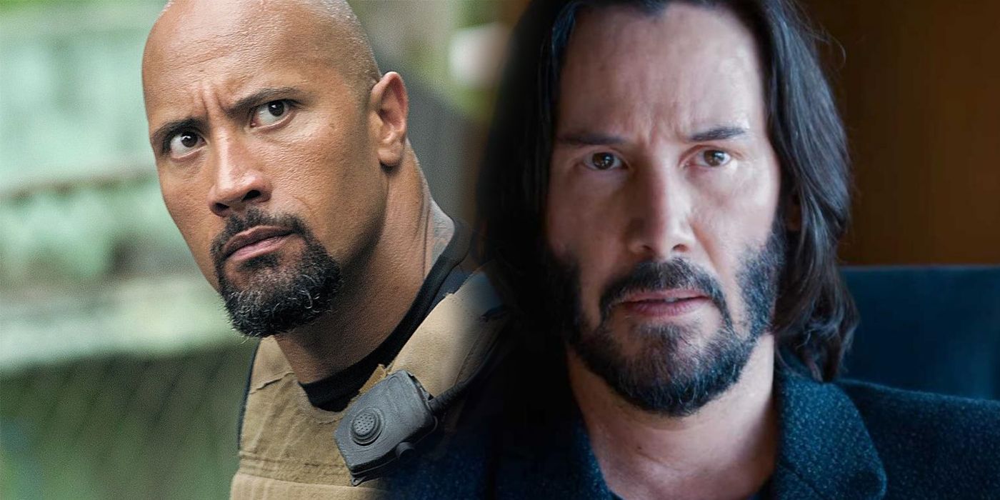 The Rock Fast Furious Keanu Reeves