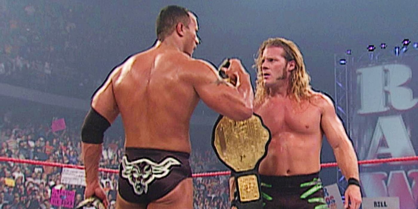 The Rock vs Chris Jericho on WWE Raw