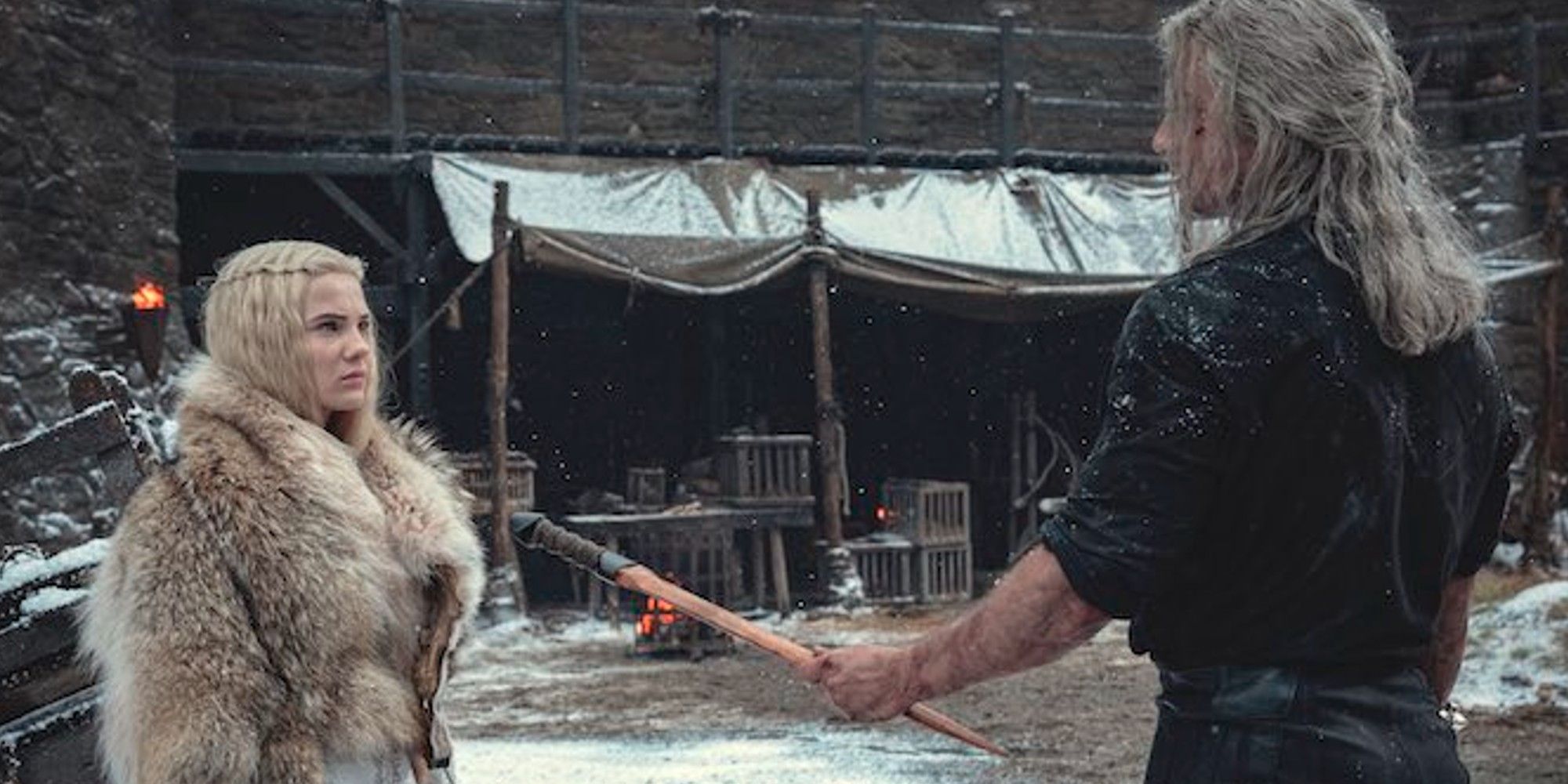 The Witcher Season 2 Henry Cavill as Geralt and Freya Allan as Ciri
