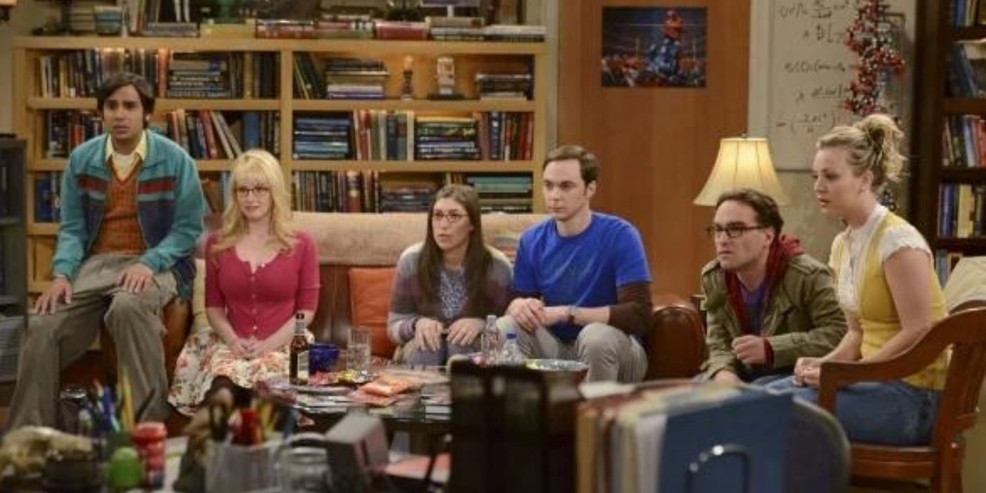 The gang on TBBT watch Howard go into space from their living room