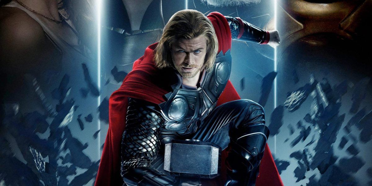 Chris Hemsworth as Thor in a 2011 poster