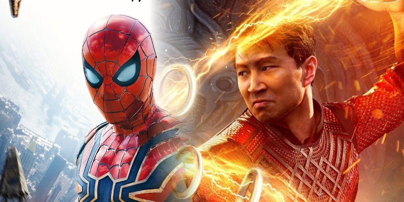 Tom Holland Spider-Man and Simu Liu Shang-Chi