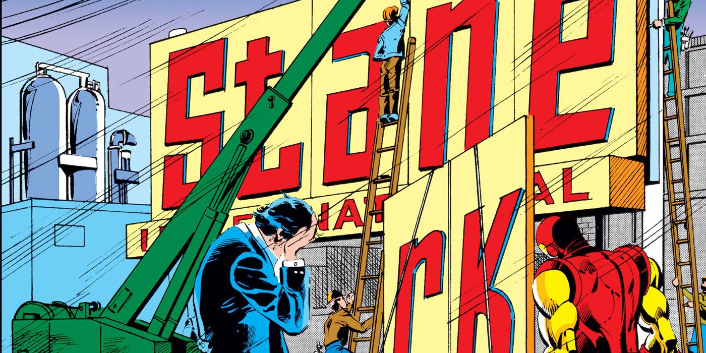 Tony Stark loses his company in the comics.