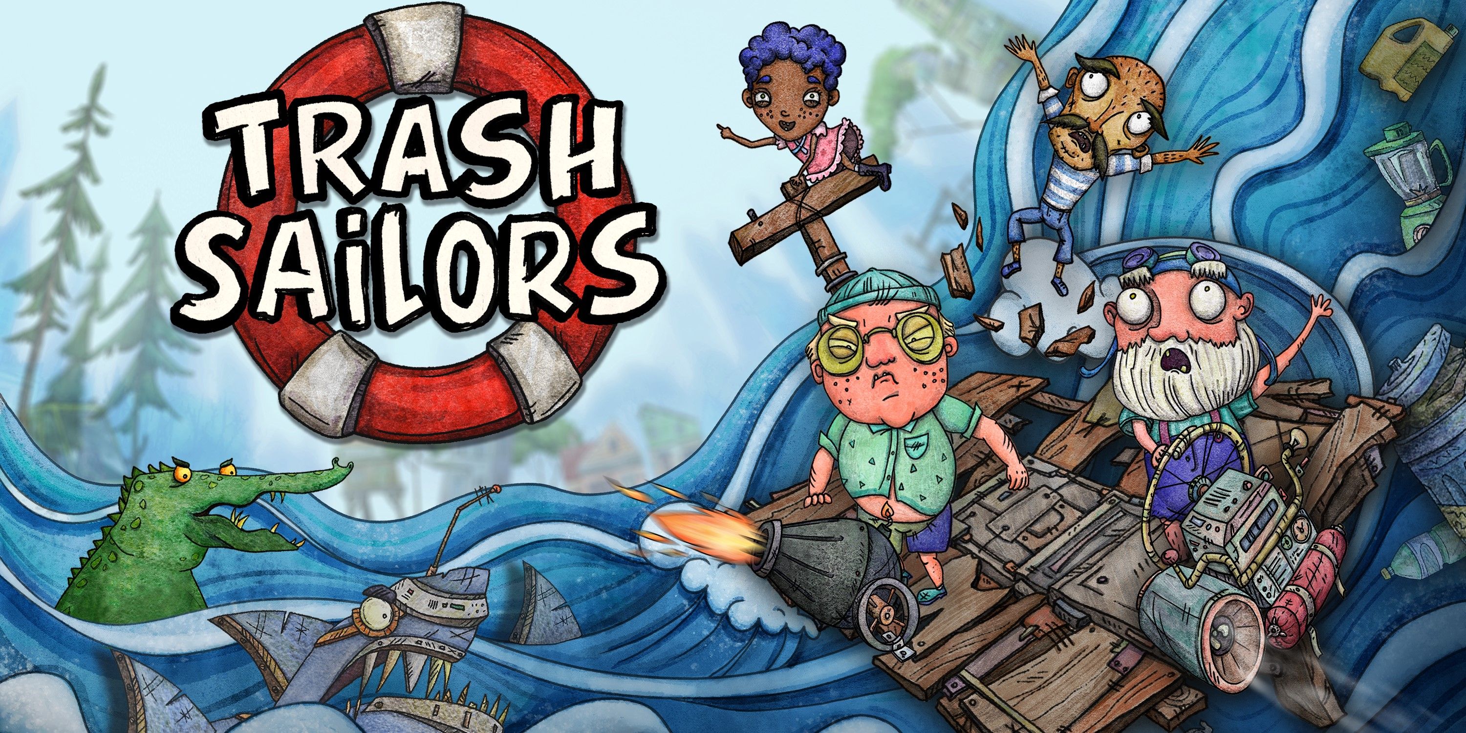 The title image for Trash Sailors.