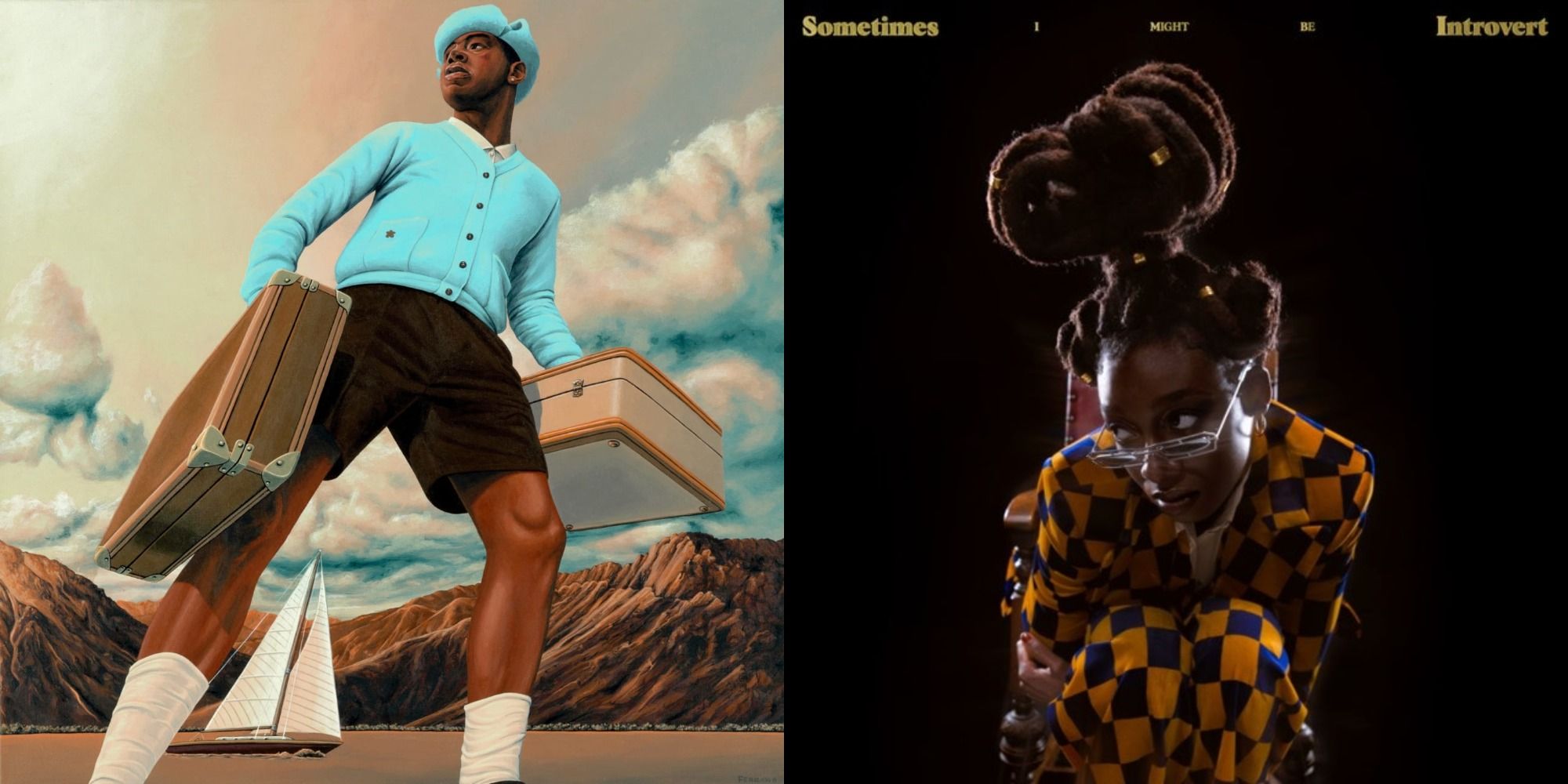 Two side by albums from Little Simz and Tyler the Creator