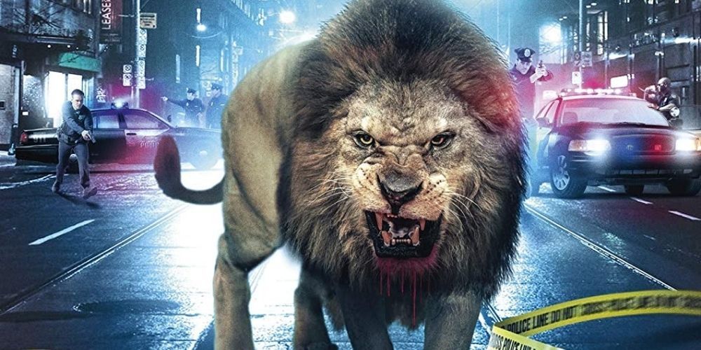 A lion stands in the middle of Amsterdam in 'Uncaged'