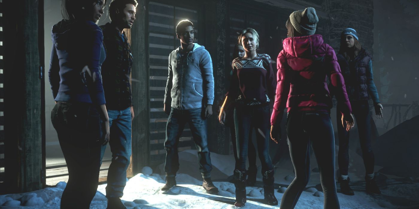 The characters of Until Dawn together.