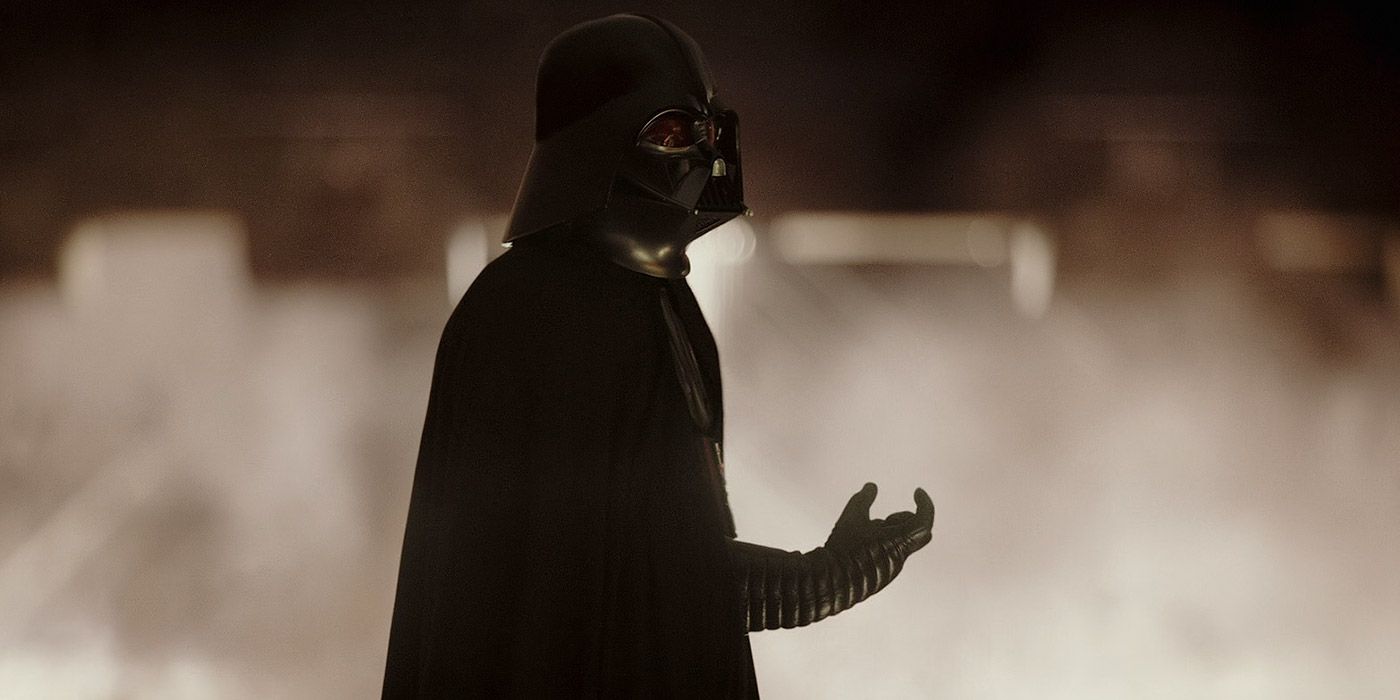 Vader force chokes Krennic in Star Wars: Rogue One