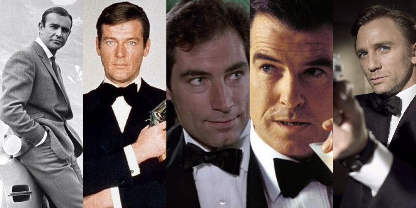 Various James Bond actors