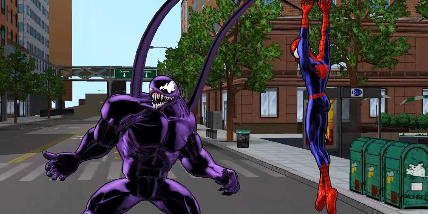 Venom in the Ultimate Spider Man game