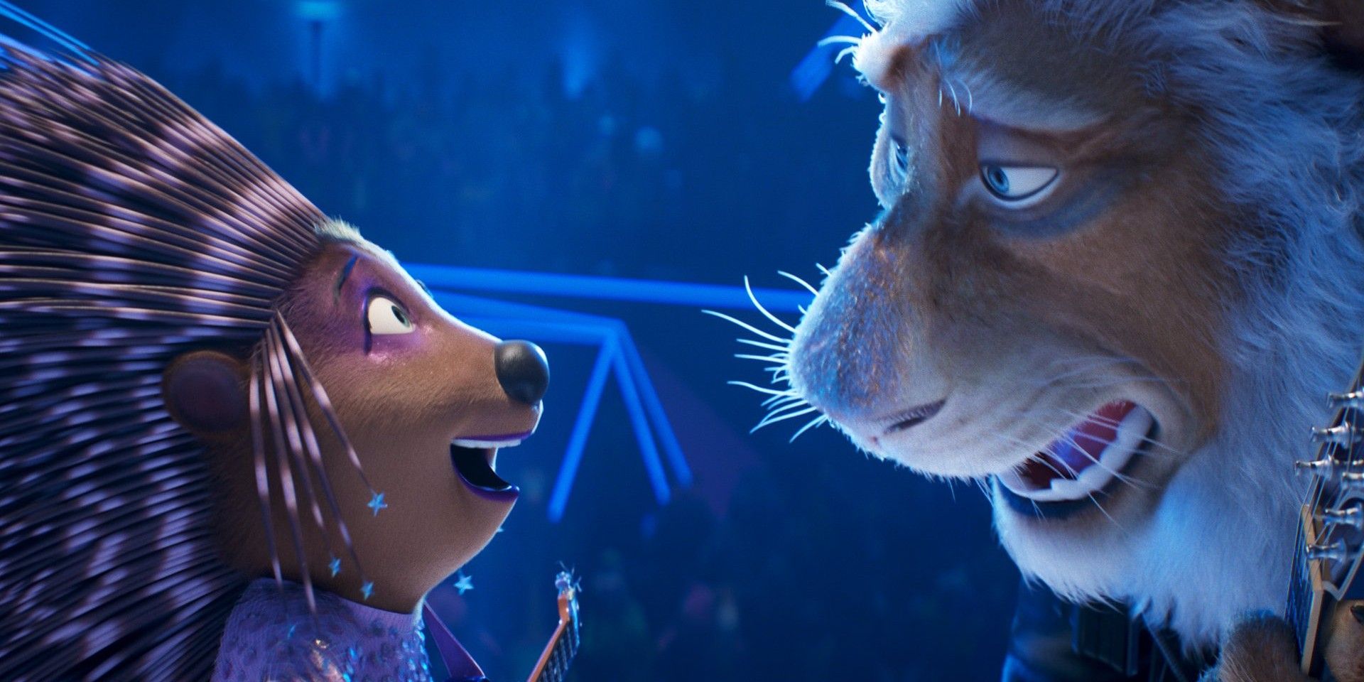 Voices of Scarlett Johansson and Bono in Sing 2