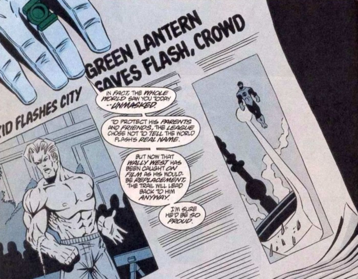 Wally West Revealed to the World
