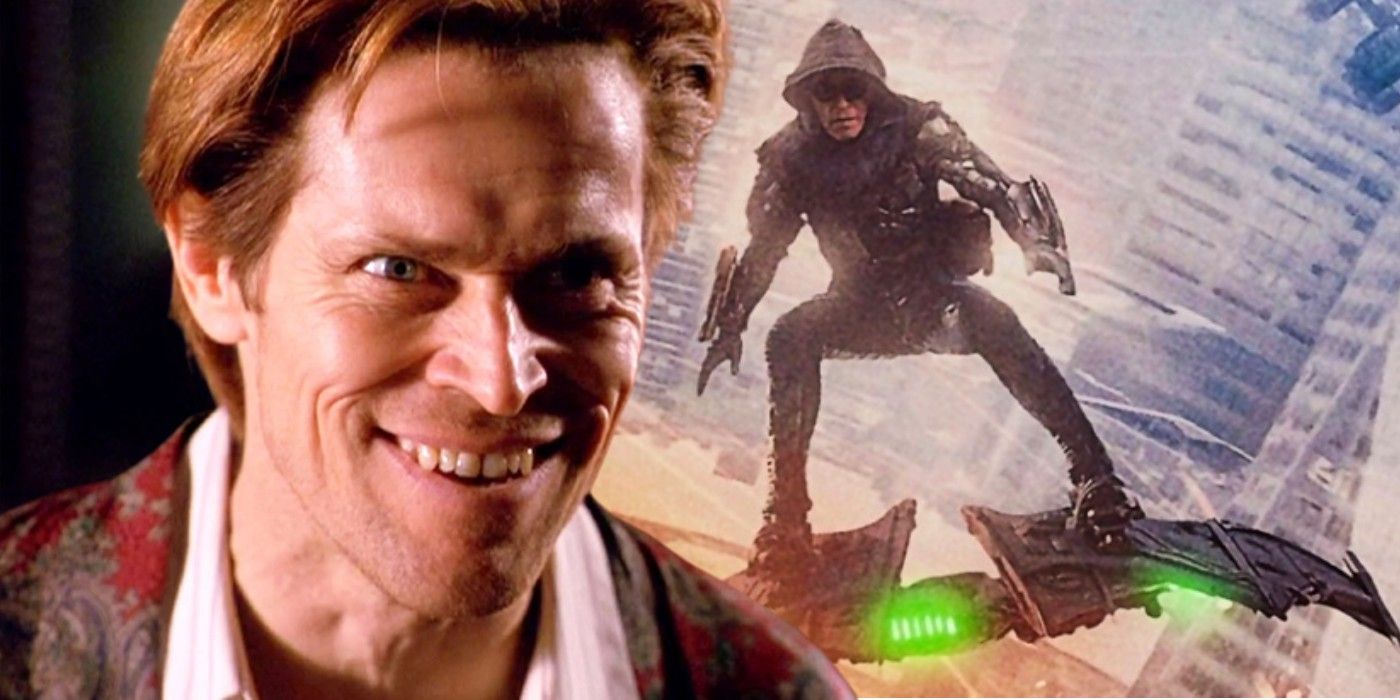 Willem Dafoe as the Green Goblin in Spider-Man No Way Home
