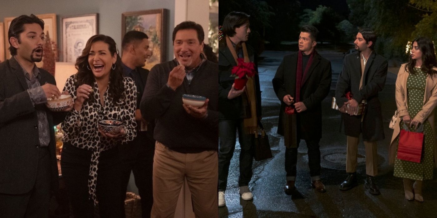 Split image of the main characters in With Love