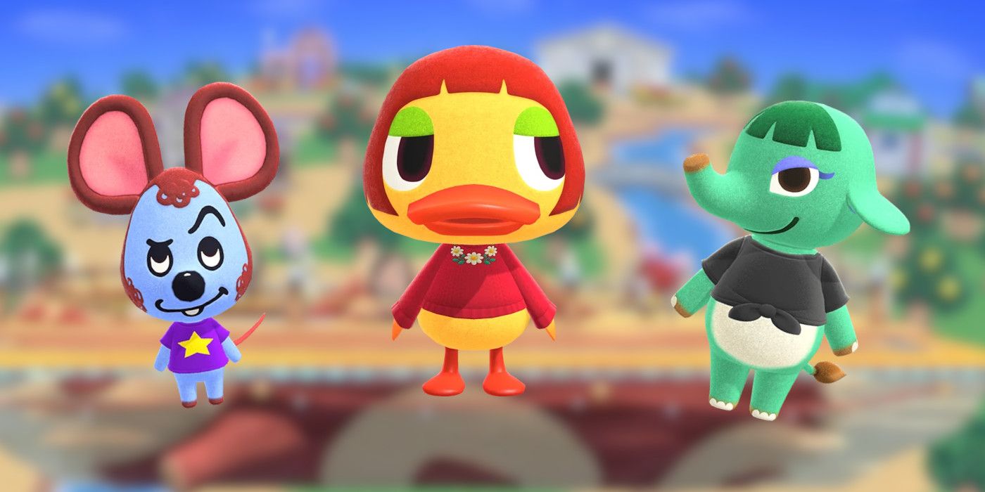 Moose, Maelle, and Opal from Animal Crossing