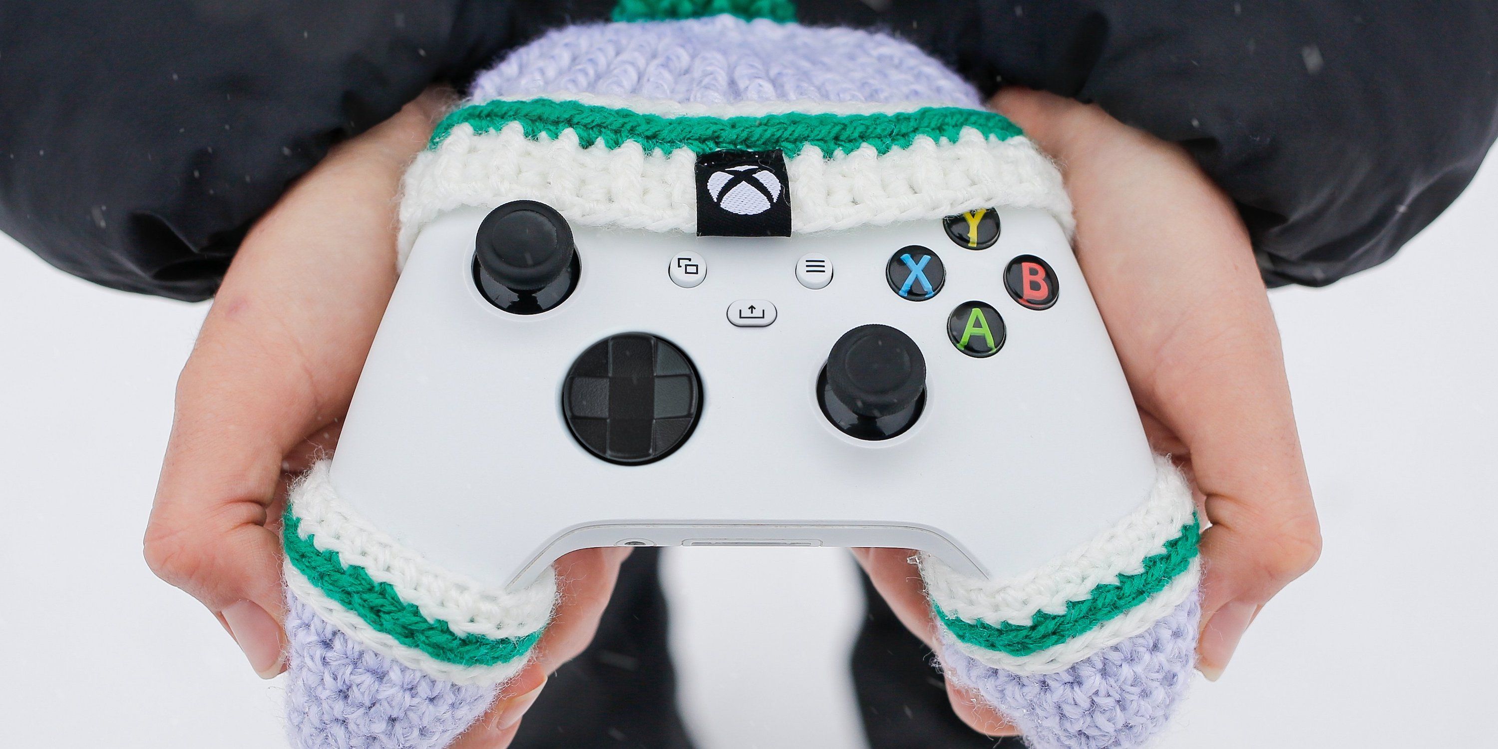 Xbox Winter Knit Hat Gloves Set For Controllers