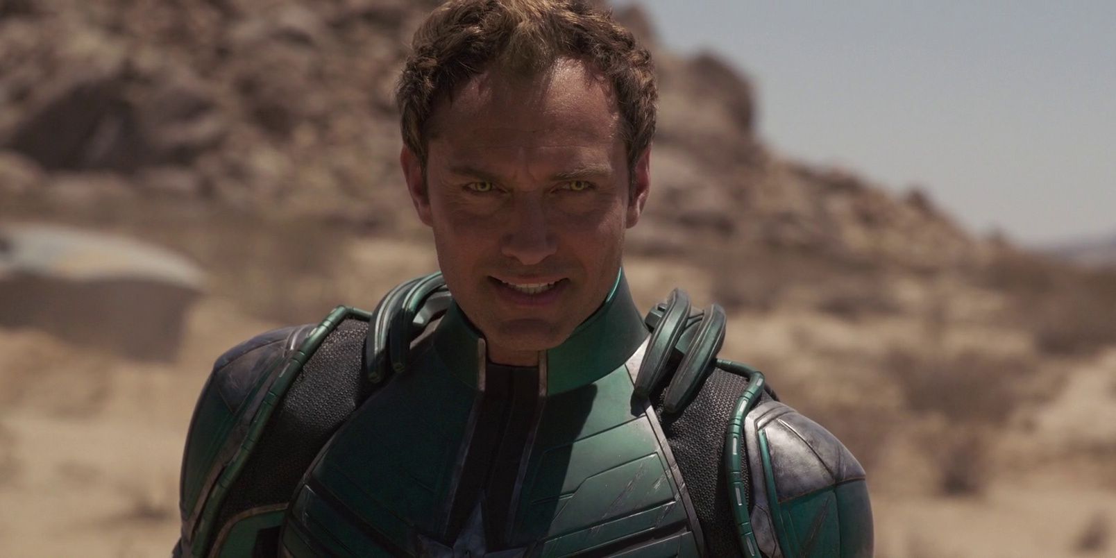 Yon-Rogg flashes an evil grin in Captain Marvel