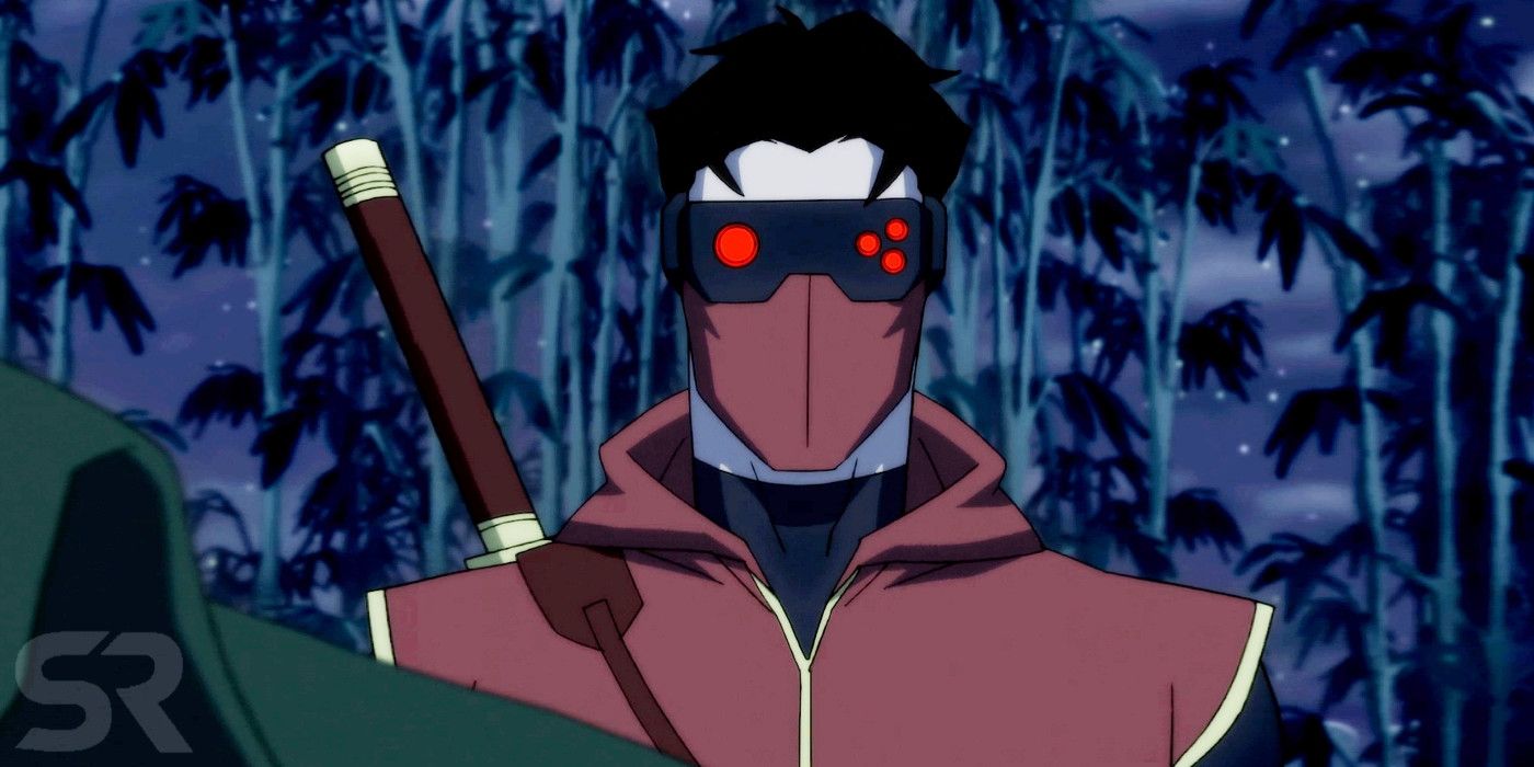 Jason Todd dressed as a ninja in Young Justice.