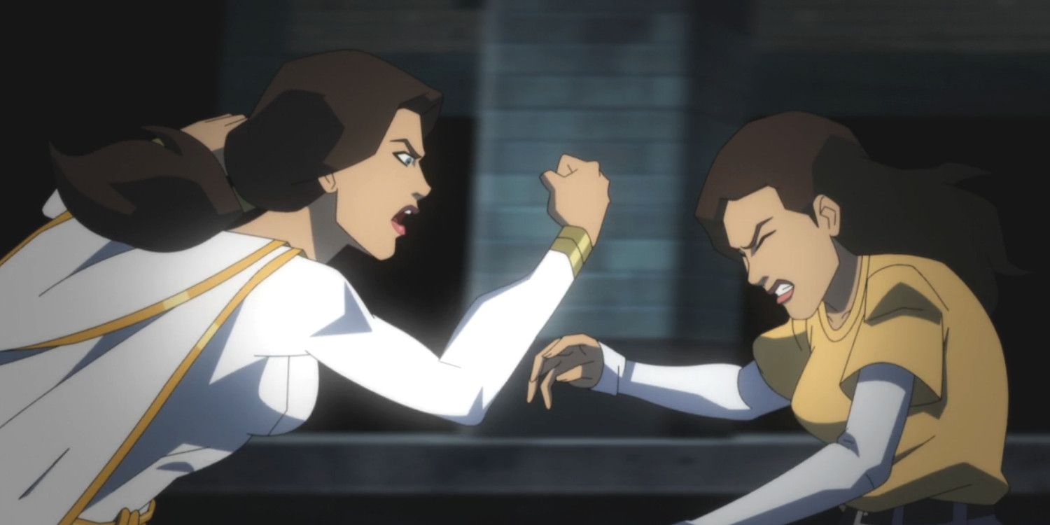 Young Justice Sergeant Marvel Fights Mary Bromfield