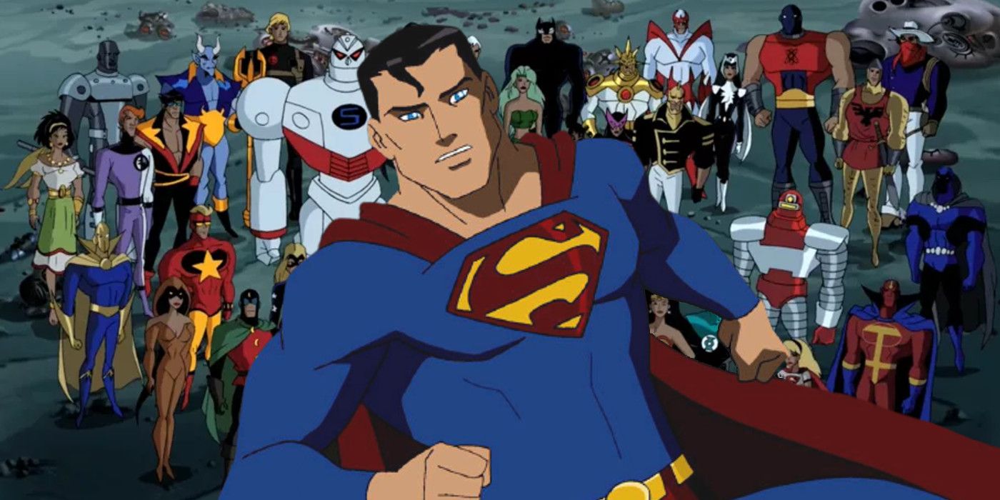 Young Justice Superman and Justice League Unlimited