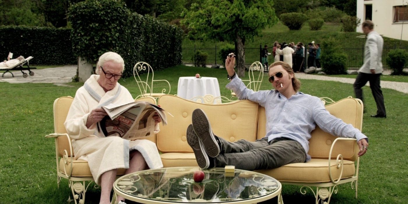 Fred and Jimmy relaxing at a garden in Youth